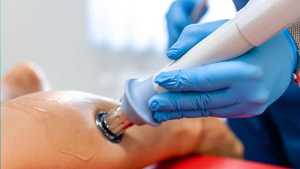 Shockwave therapy for chronic tendon and soft tissue pain